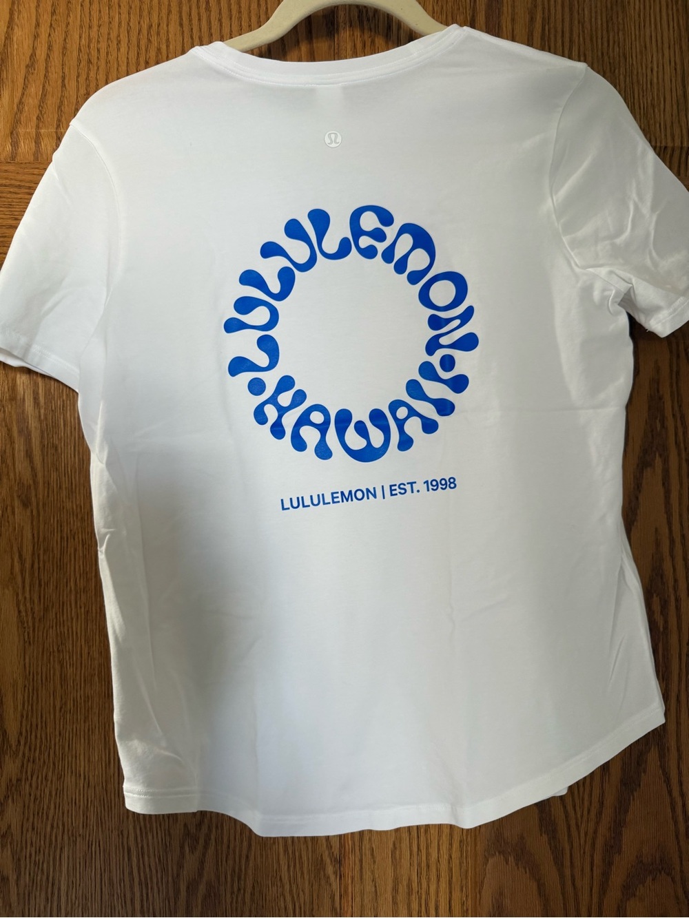 lululemon athletica White Short Sleeve Crewneck Tee